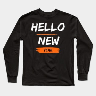 Hello New Year Long Sleeve T-Shirt